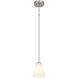 Strayhan 1 Light 5.75 inch Brushed Nickel Mini Pendant Ceiling Light