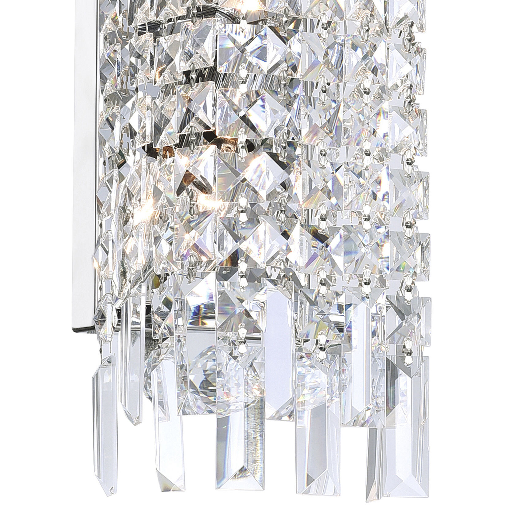 Colosseum 2 Light 5 inch Chrome Wall Light