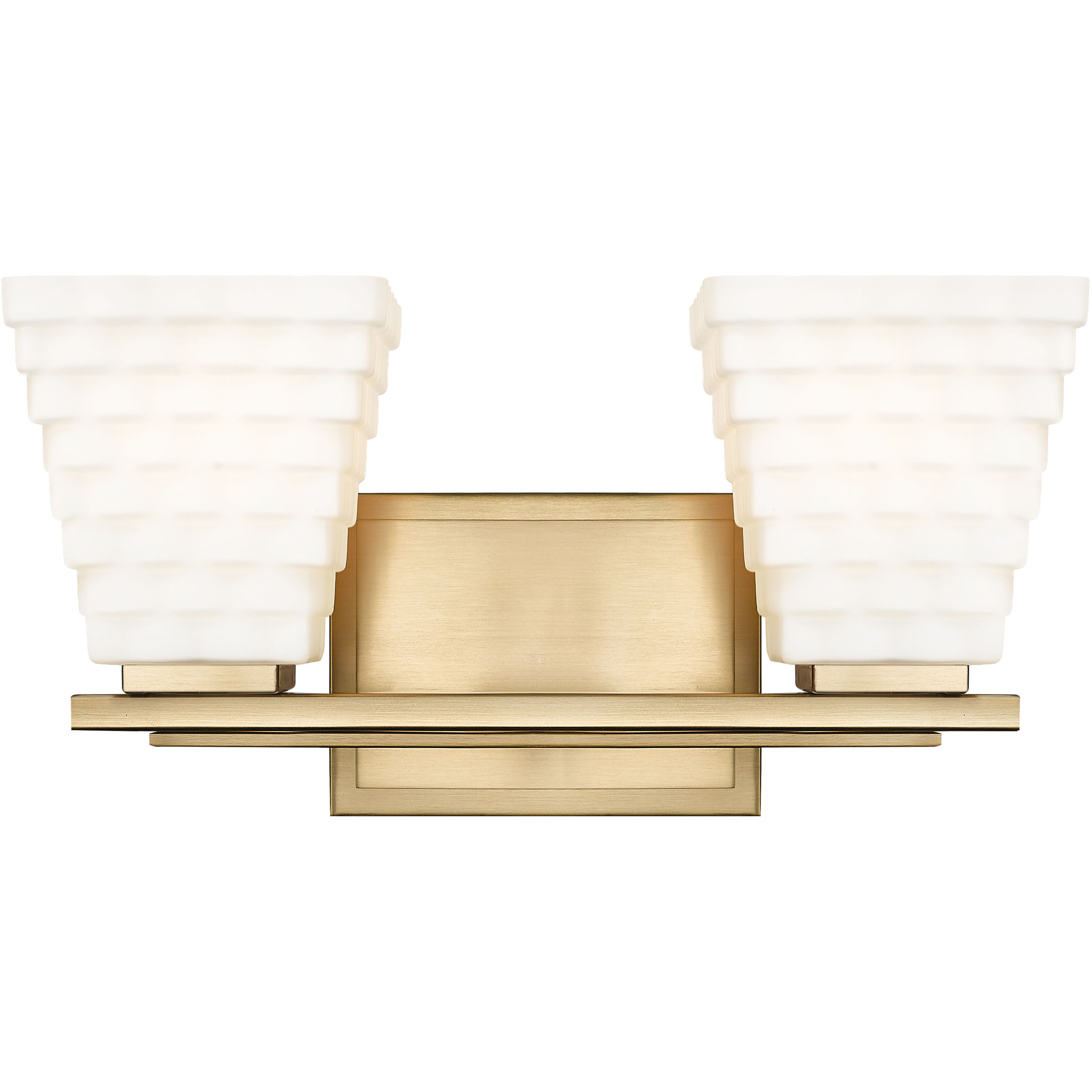 Annalise 2 Light 14 inch Modern Gold Vanity Wall Light