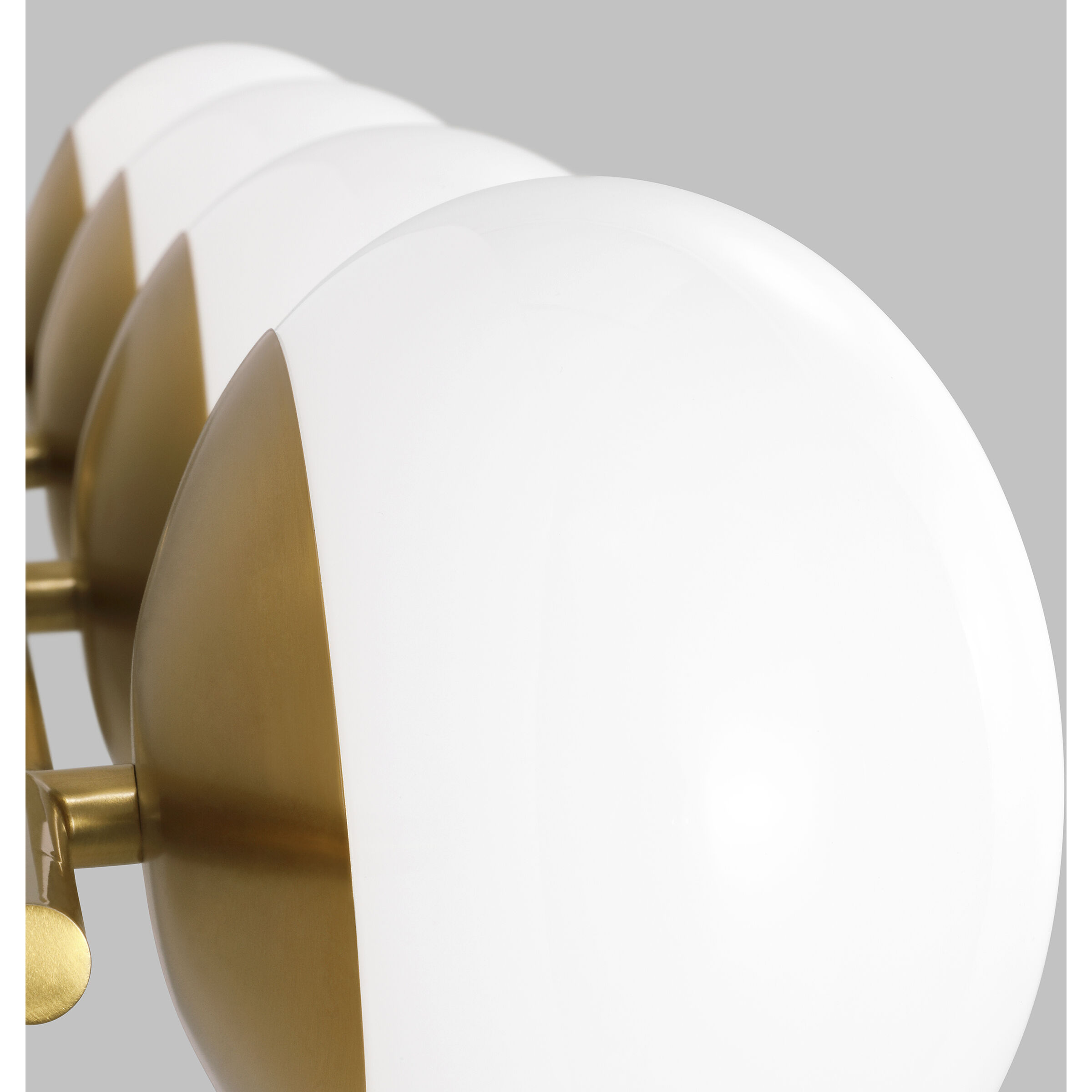 ED Ellen DeGeneres Lune 4 Light 37.38 inch Burnished Brass Vanity Light Wall Light