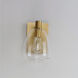 Babylon 1 Light 7 inch Satin Brass Wall Sconce Wall Light