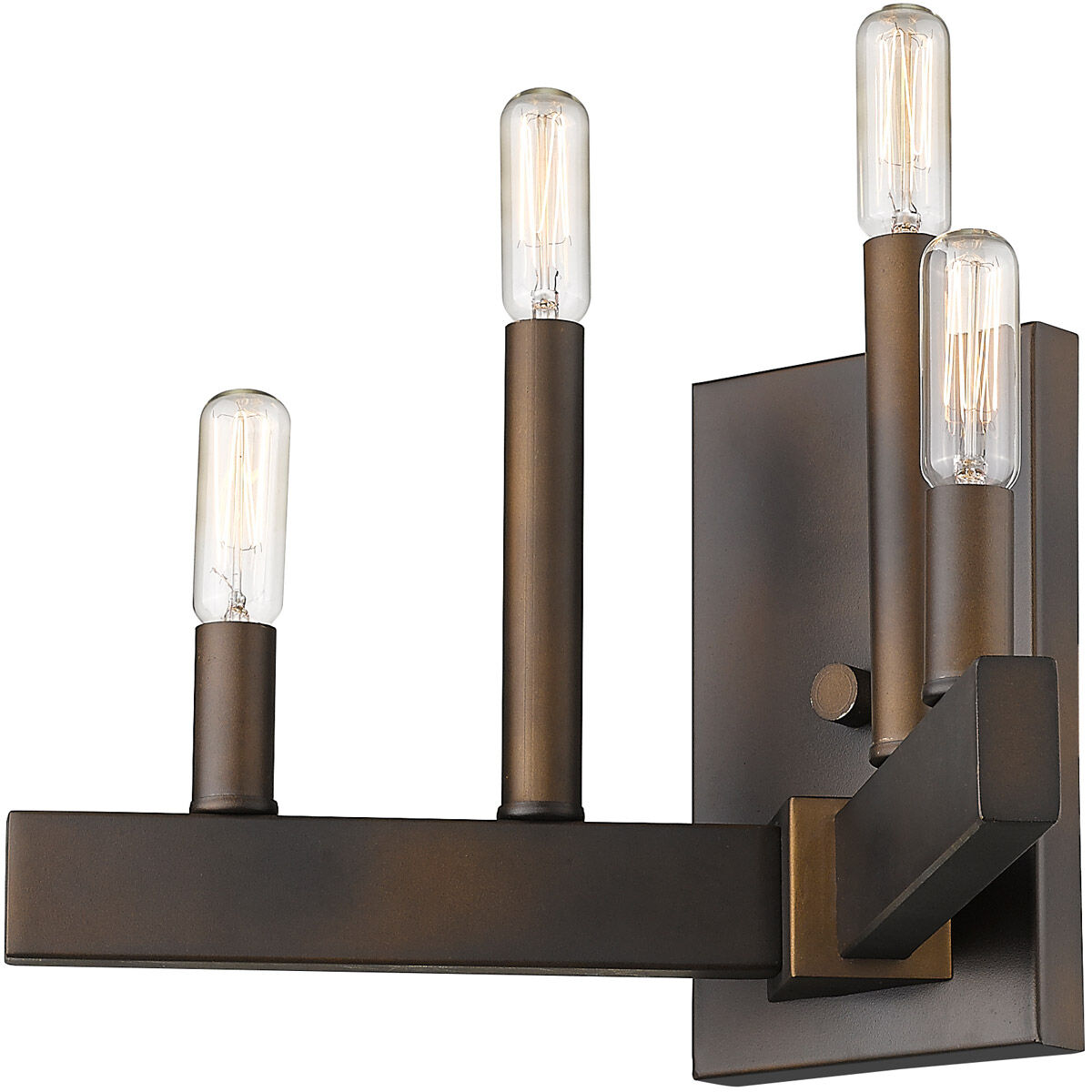 Fallon 4 Light 13 inch Oil Rubbed Bronze Sconce Wall Light