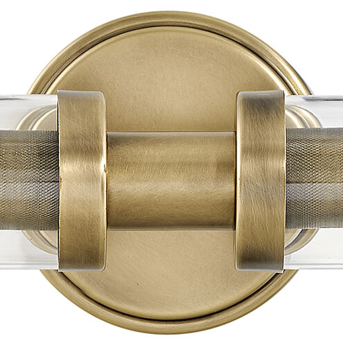 Vaughn 2 Light 25 inch Heritage Brass Vanity Light Wall Light