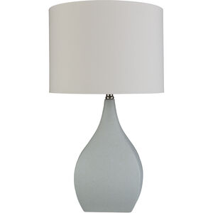 Hinton 25.5 inch 100 watt Gray Table Lamp Portable Light