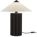 Alora Mood Ono 22.13 inch 60 watt Matte Black Table Lamp Portable Light