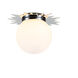 Soleil 3 Light PC Bath/Flush Mounts Ceiling Light in Polished Chrome