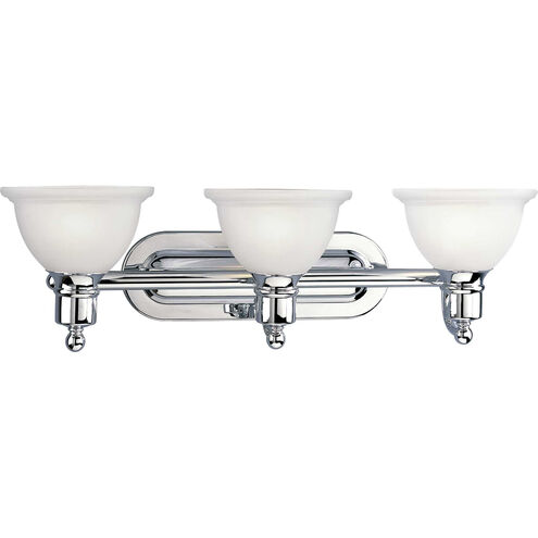 Beacher 3 Light 28 inch Polished Chrome Bath Vanity Wall Light