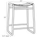 Gasper 26 inch Indigo Counter Stool