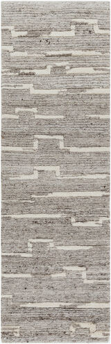 Manisa 96 X 30 inch Medium Gray Rug, Runner