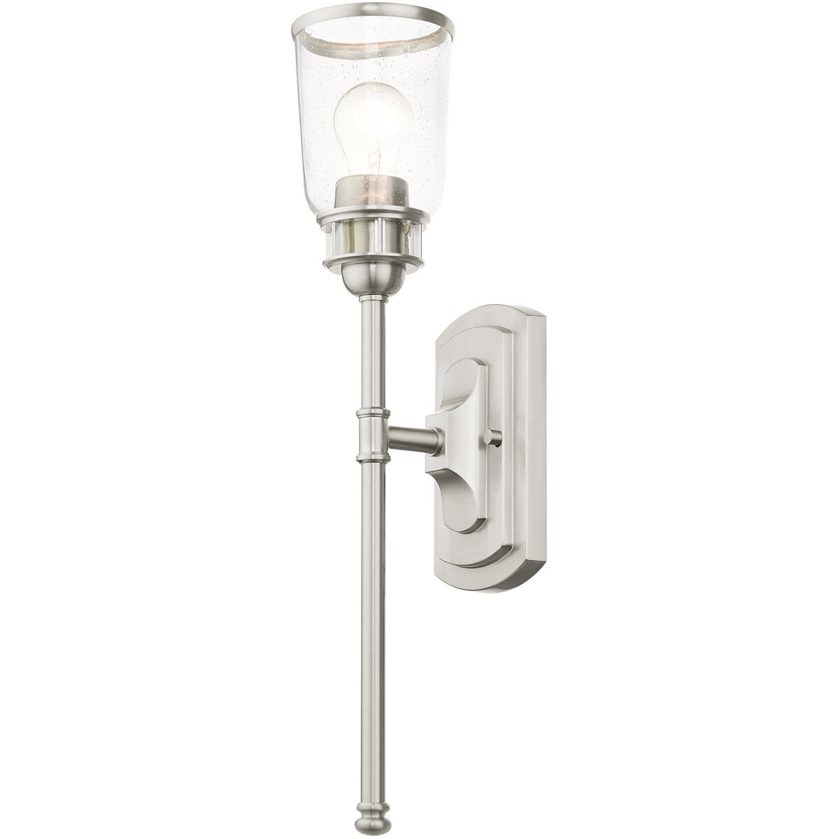 Lawrenceville 1 Light 5 inch Brushed Nickel Single Sconce Wall Light
