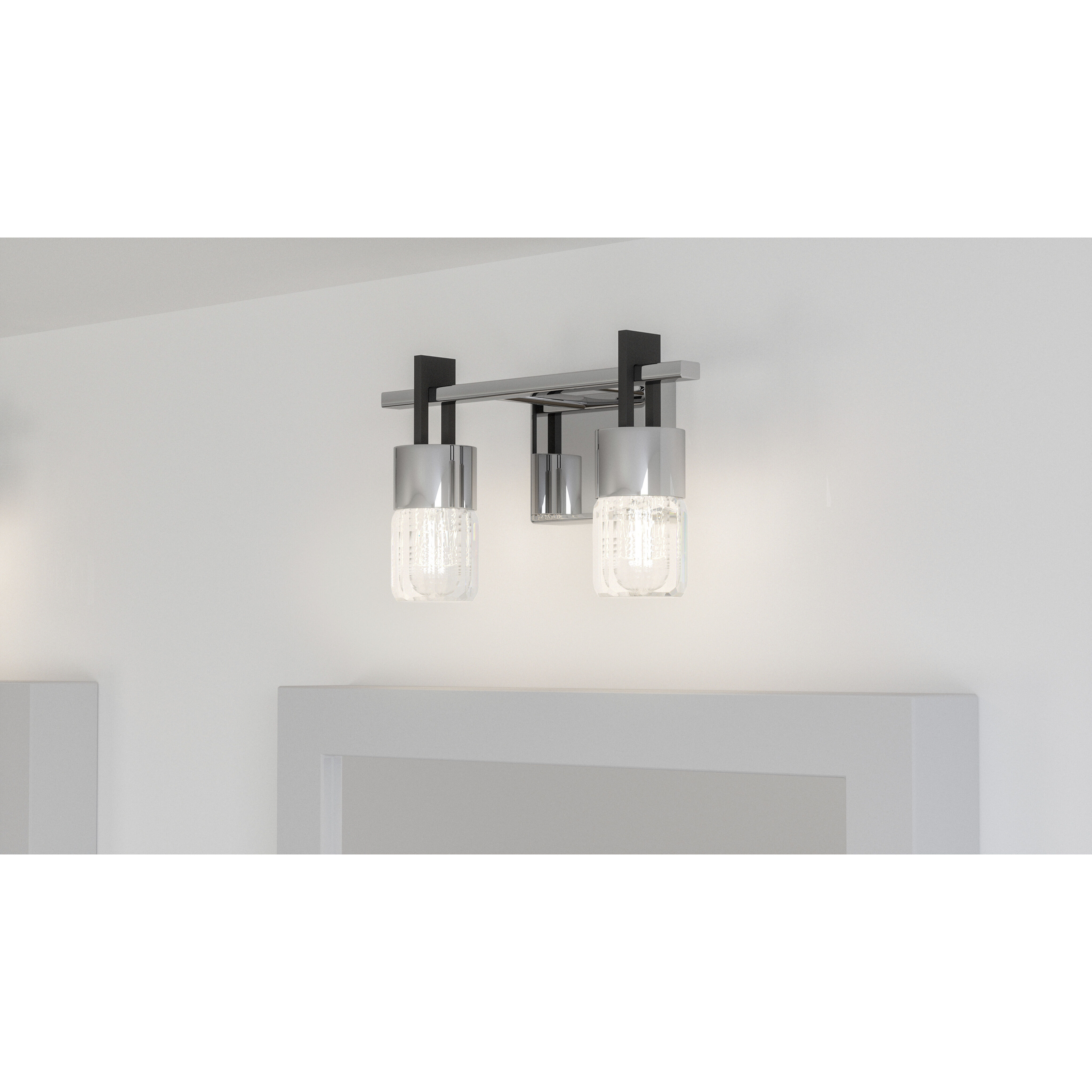 Adena LED 13 inch Polished Chrome Bath Light Wall Light