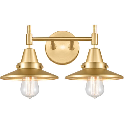 Caden 2 Light 17 inch Brushed Brass Bath Vanity Light Wall Light