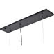 Canada 8 Light 12 inch Black Chandelier Ceiling Light