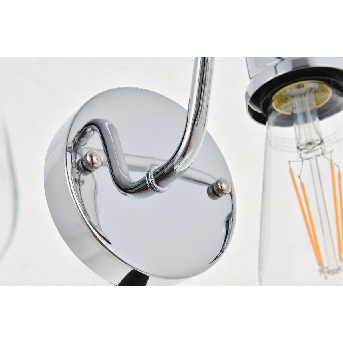 Serif 3 Light 15 inch Chrome Wall Sconce Wall Light