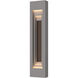Art + Alchemy Procession 2 Light 40 inch Coastal Burnished Steel with Coastal Bronze Outdoor Wall Light in Coastal Burnished Steel/Coastal Bronze