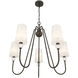 Sheldon 5 Light 32 inch Mediterranean Bronze Chandelier Ceiling Light