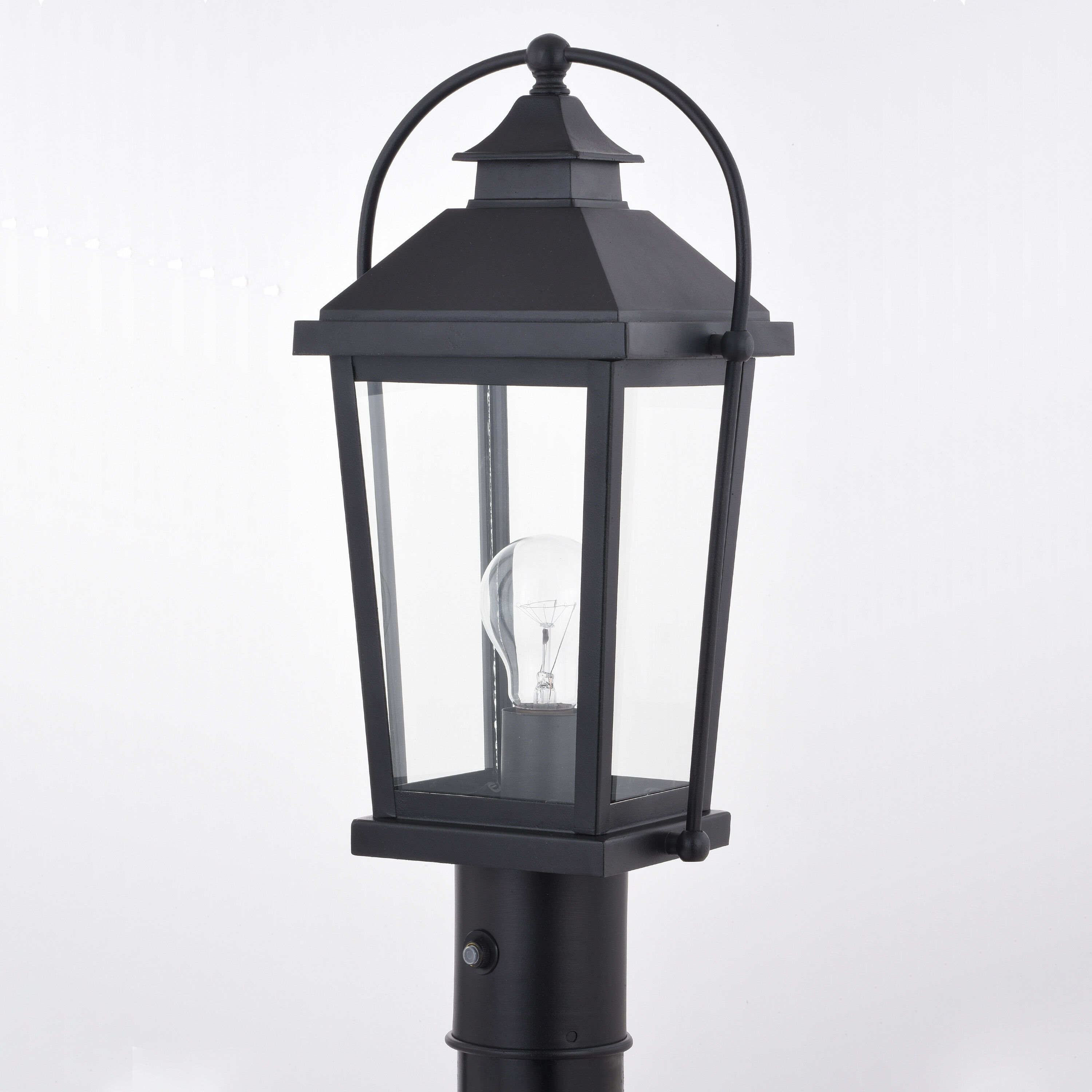 Lexington LED 17.75 inch Textured Black Outdoor Post
