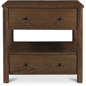 Lottie Brown Charging Nightstand