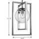 Atwell 1 Light 8 inch Brushed Nickel Pendant Ceiling Light