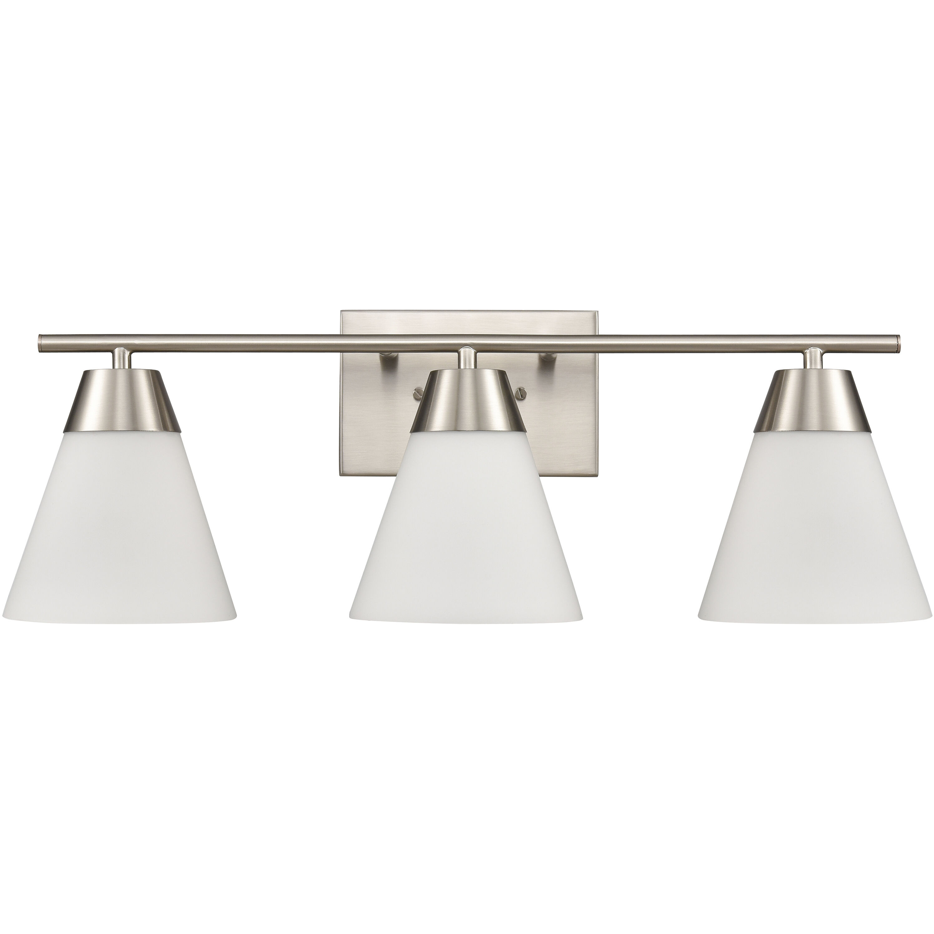 24 inch brushed nickel vanity hot sale light