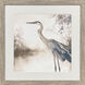 Feathers on Water II Blue and Gray and Beige Framed Art, Propac