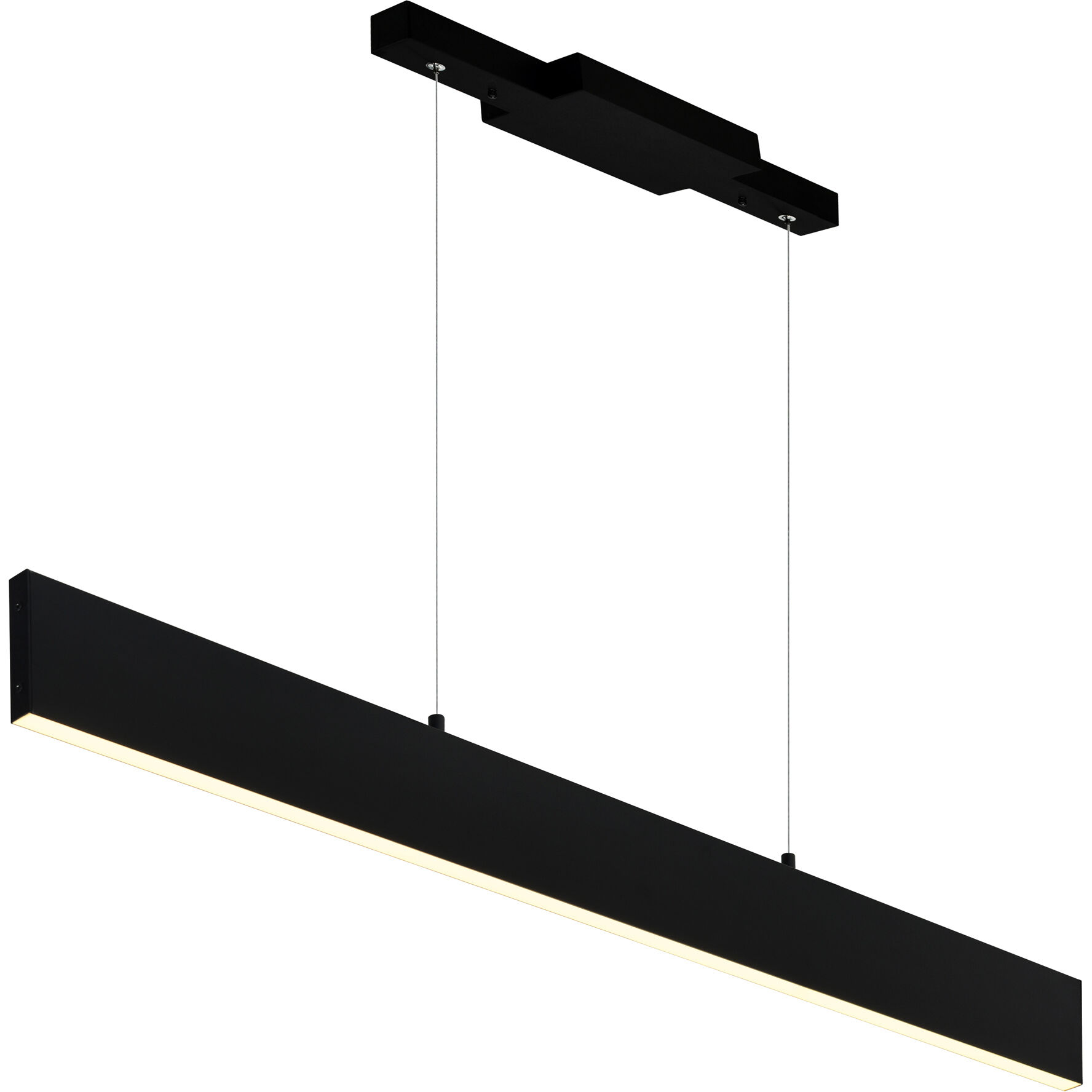 Krista LED 36 inch Satin Black Pool Table Light Ceiling Light