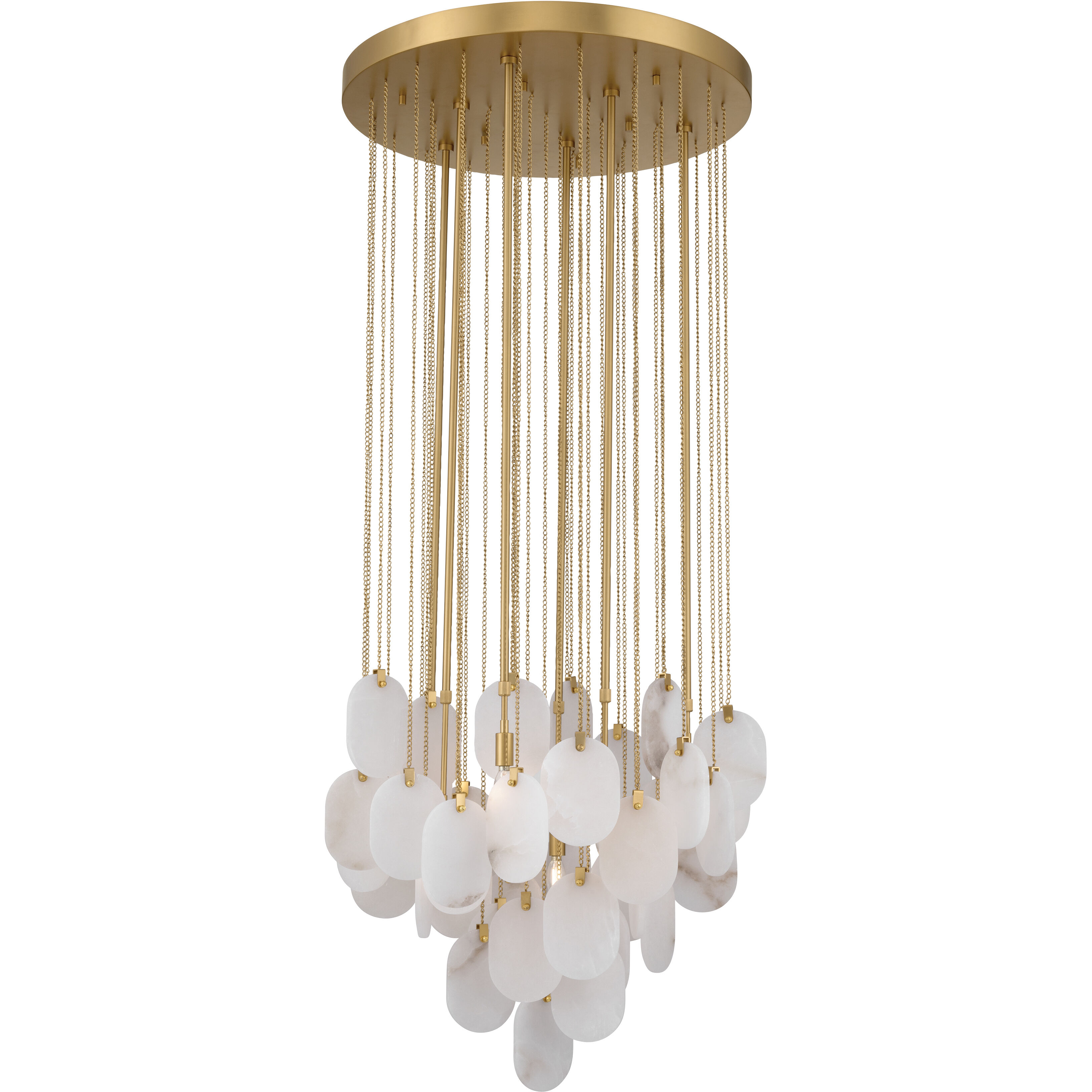 Velisse 6 Light 27.5 inch Legacy Brass Pendant Ceiling Light