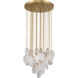 Velisse 6 Light 27.5 inch Legacy Brass Pendant Ceiling Light