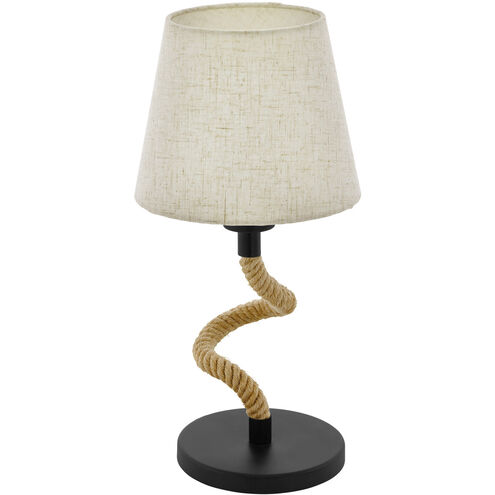 Rampside 15.75 inch 60.00 watt Black and Brown Table Lamp Portable Light