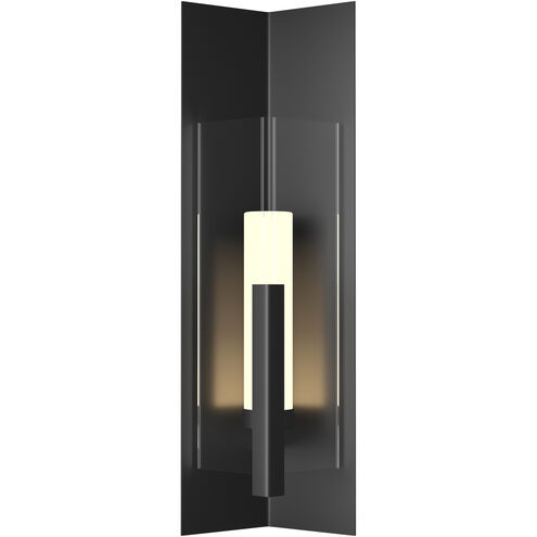 Summit 1 Light 34 inch Coastal Black Outdoor Sconce in Clear, Large
