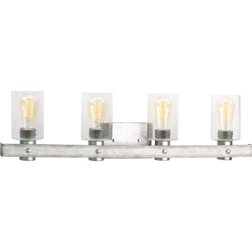 Camps Bay 4 Light 33 inch Galvanized Bath Vanity Wall Light