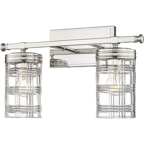 Archer 2 Light 17.75 inch Polished Nickel Vanity Wall Light