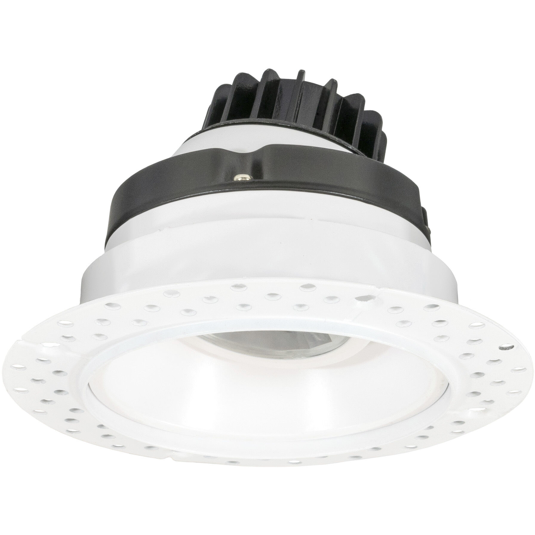 Miniature White Downlight, Gimbal Trimless Recessed