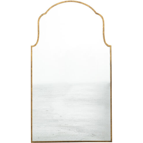 Pauline 42 X 24 inch Gilded Gold / Clear Mirror Mirror
