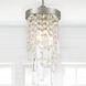 Winfield 1 Light 7 inch Antique Silver Mini Chandelier Ceiling Light