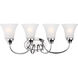 Holman 4 Light 24.5 inch Chrome Bath Vanity Wall Sconce Wall Light