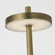 Kelly Wearstler Sene 50 inch 1.5 watt Museum Brass Rechargeable Floor Lamp Portable Light