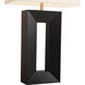 Julie 30 inch 23 watt Ebony and Weathered Brass Standing Table Lamp Portable Light