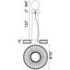 Bjoux LED 16 inch Brass Down Chandelier Ceiling Light