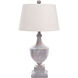 Eleanor 28 inch 100 watt Gray Washed Table Lamp Portable Light