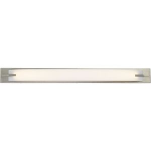 Signature LED 43 inch Brushed Steel Vanity Light Wall Light