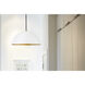 Lou LED 14 inch Matte White Pendant Ceiling Light