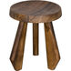 Priam 18.5 inch Clear Coat Semi-Gloss Stool