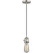 Franklin Restoration Bell 1 Light 5 inch Brushed Satin Nickel Mini Pendant Ceiling Light in Incandescent, Silver Plated Mercury
