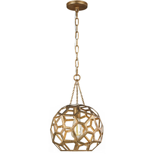 AH by Alexa Hampton Feccetta 1 Light 11 inch Antique Gild Pendant Ceiling Light