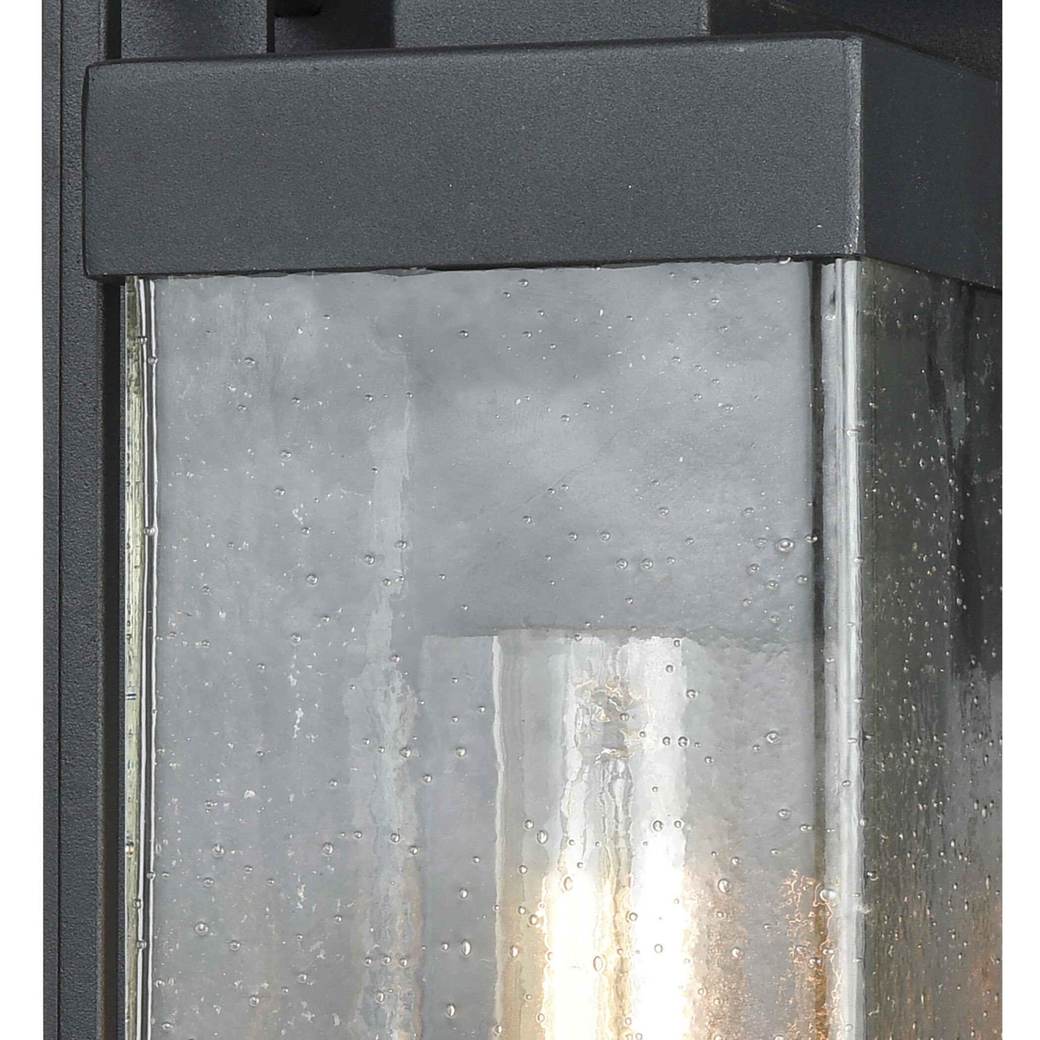 Overton 1 Light 12 inch Matte Black Outdoor Wall Sconce
