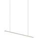 Fino LED 36 inch Polished Chrome Linear Pendant Ceiling Light in 3500K
