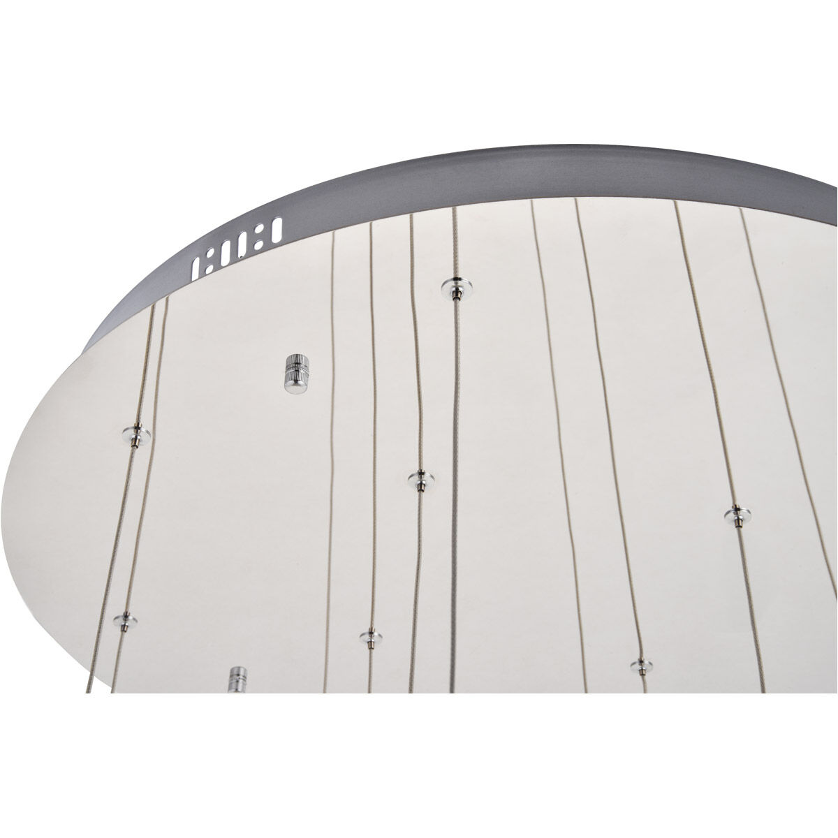 Polaris LED 24 inch Chrome Chandelier Ceiling Light