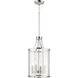 Sentinel 4 Light 12 inch Satin Nickel Single Pendant Ceiling Light