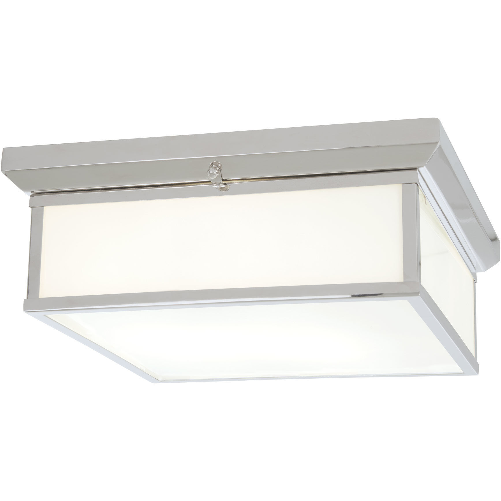 ML LED 16 inch Chrome Flush Mount Ceiling Light